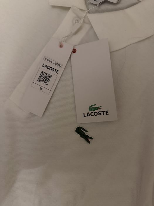 Tricou cu guler Lacoste
