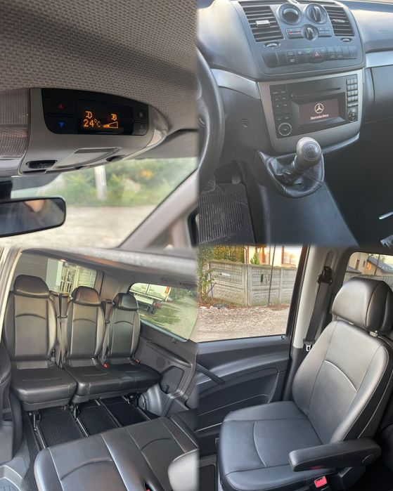 Mercedes Vito 113 Maxi 8 locuri 2014 Clima Piele Italia nerulat