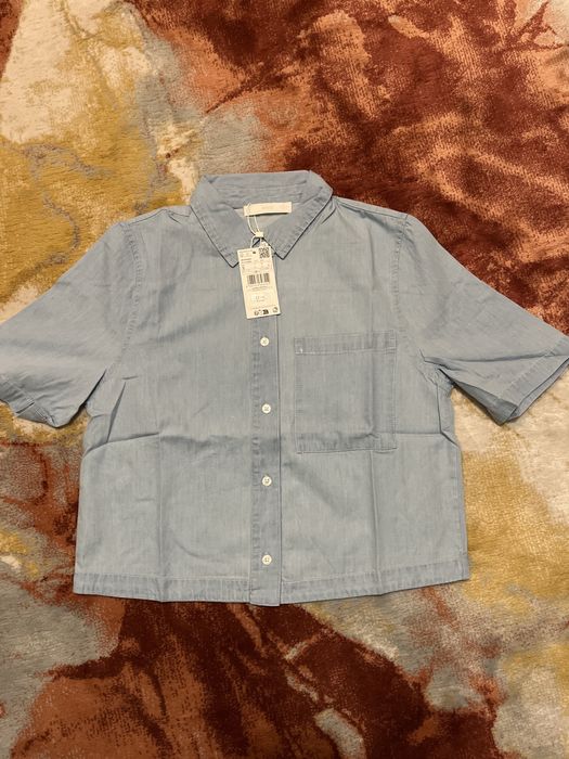 Дънкова риза MANGO