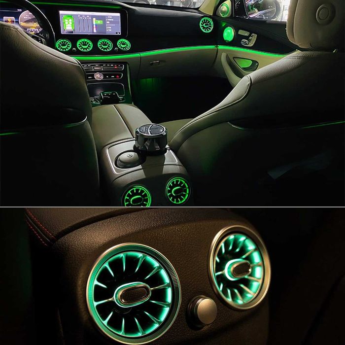 Grile Ventilatie Iluminate 64 culori Mercedes E Class W213 Fata/Spate