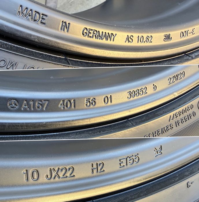 Оригинални джанти Мерцедес ГЛЕ 53 АМГ Mercedes GLE 63 AMG V167 22 цола