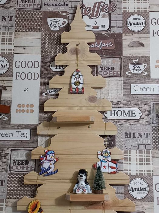 Ёлка интерьерная ручной работы