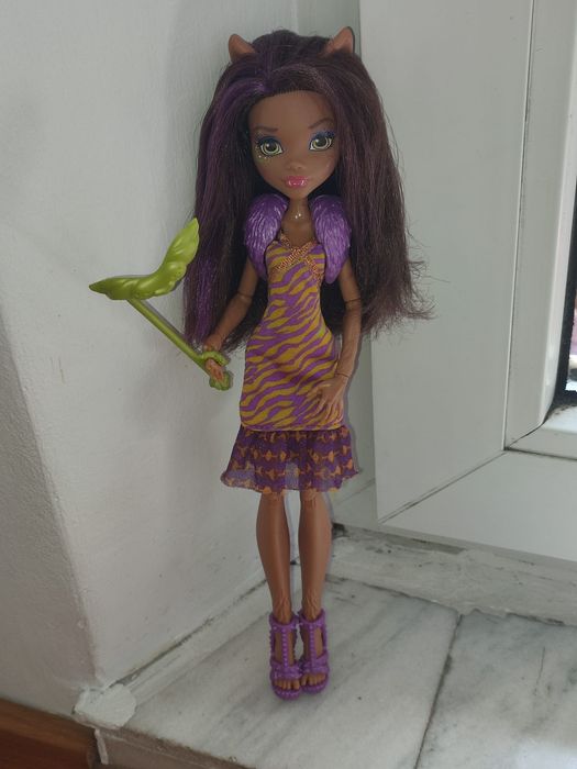 Papusa Monster High fight the fright away clawdeen doll