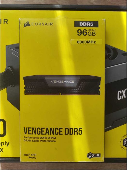 Memorie RAM Corsair DDR5 6000MHz 96GB( 2 x 48 GB) C30 Vengeance