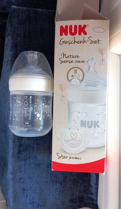 Biberon nou Nuk 0-6 luni bebelus