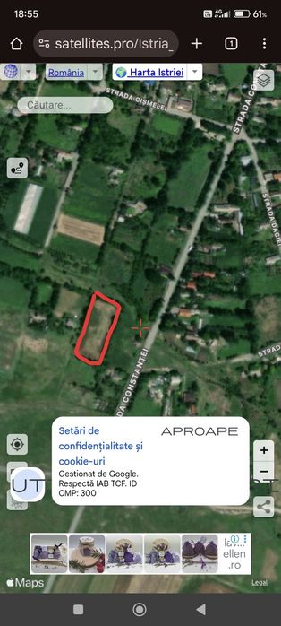 Vând Teren Intravilan ,Comuna Istria ,jud.Constanta