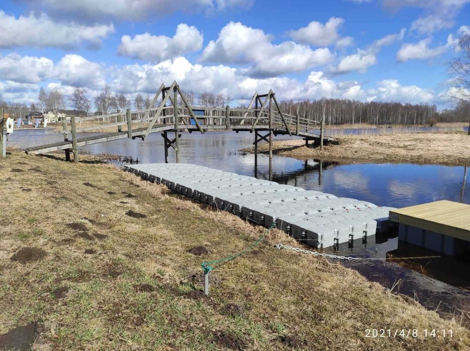 Ponton modular platforma + jetslider pentru jetski si pasarela