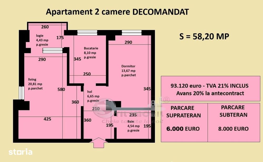 Apartament decomandat Cug Valea Adanca, bloc nou, cartier rezidential