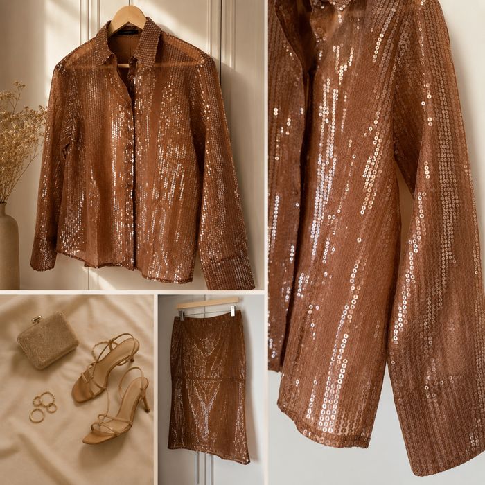 Set Mango bluza + fusta