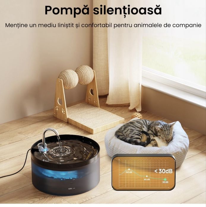 Fantana apa pisici si caini, Elidor, 2L, silentioasa 30dB