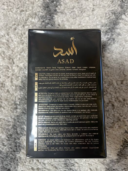 Аромат Lattafa Asad