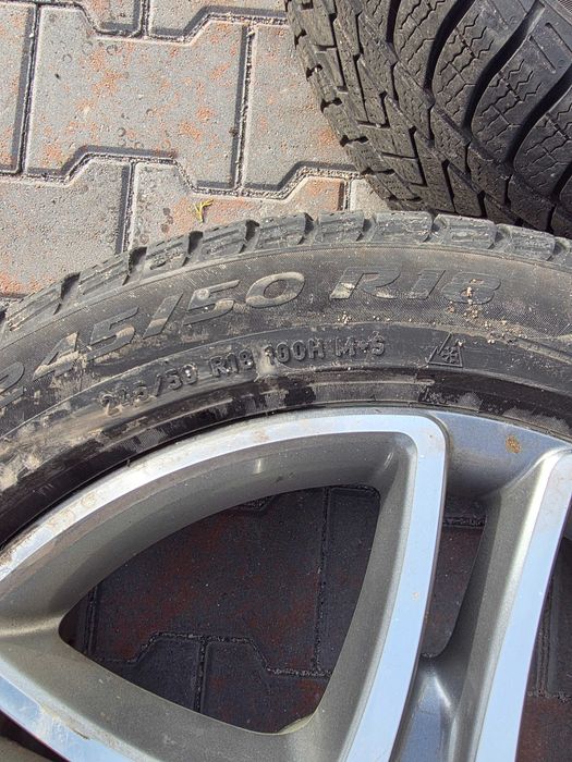 продавам гуми с джанти спорт пакет  18 за w222