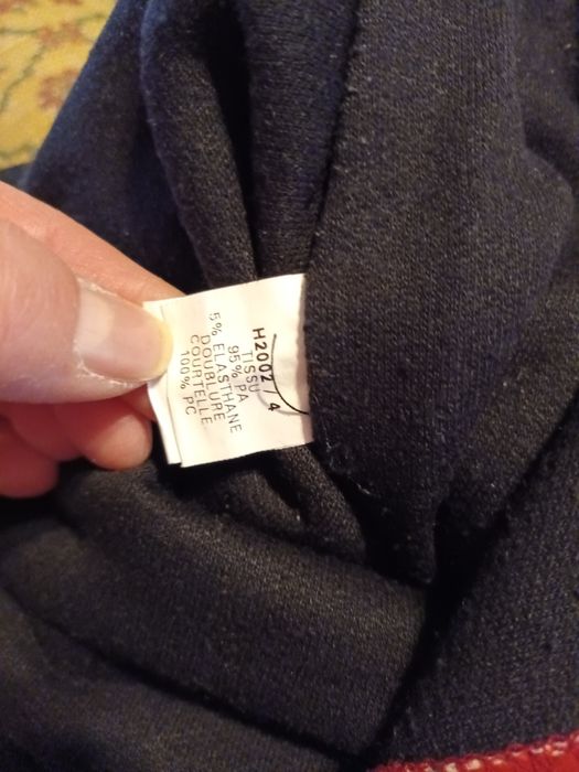 Pantalon unisex de ski rosu-bordo marimea 44