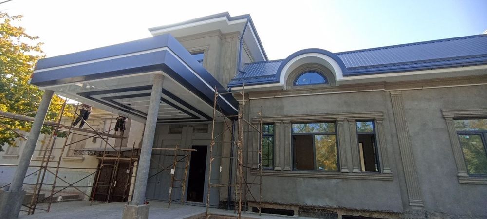 Алкобонд алубонд алкапон алюкобонд травертин фасад хизмати