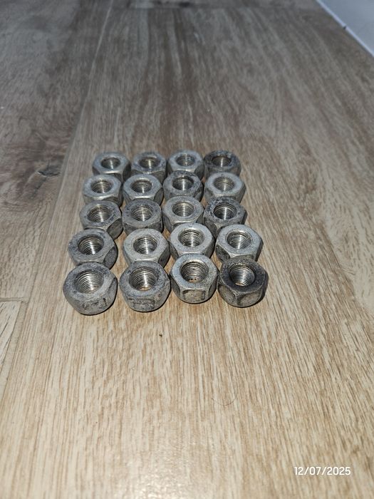 Set 20 piulite HEX21  pentru prezoane otel M12x1.25