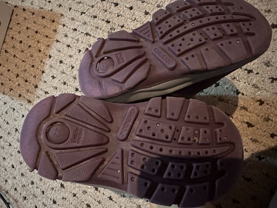 Vand ghete impermeabile Geox pentru Fetite marimea 22 Roz mov