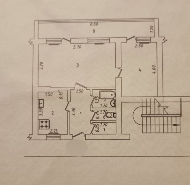 2 комнатная Юнусабад