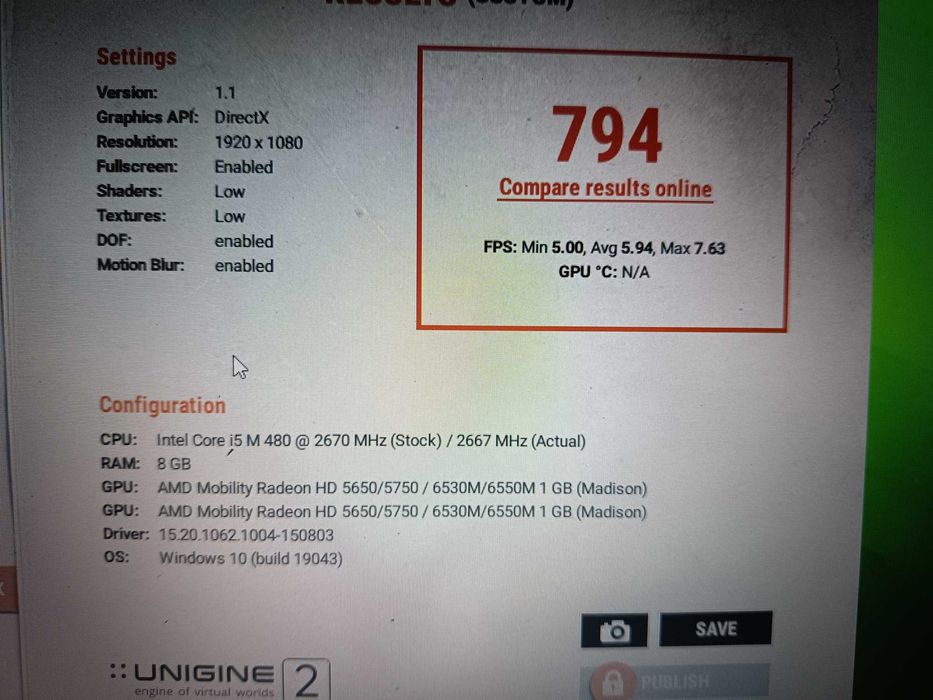 Laptop light gaming, Fujitsu Lifebook AH530, Core i5 480m, Radeon HD 5650, ram 8gb ddr3