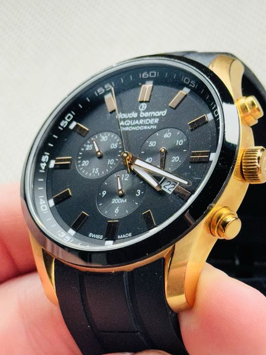 Ceas Claude Bernard Aquarider Chronograph Rose Gold  10222