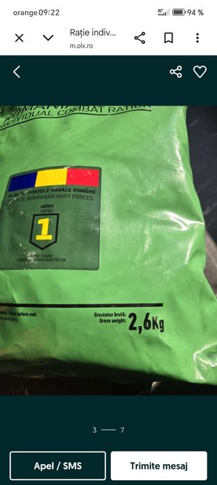 Rație individuală de luptă (RIL)