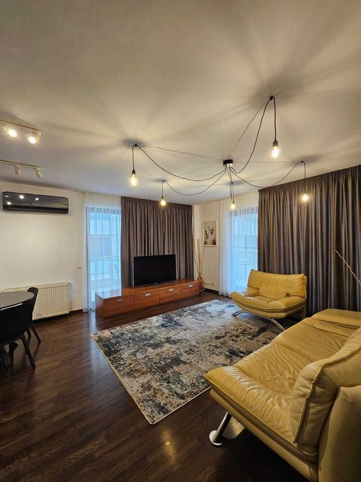 Proprietar - Inchiriez apartament 3 camere, 2 bai complet mobilat si utilat, Pipera - Perla Residence