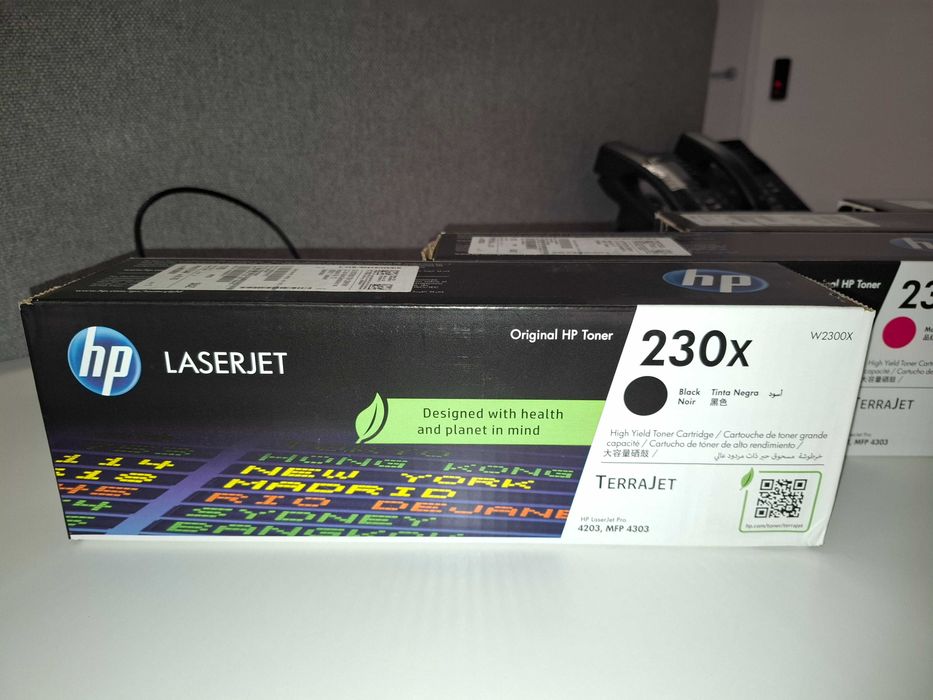 Продается комплект картриджей HP LaserJet 230X (W2300X–W2303X)