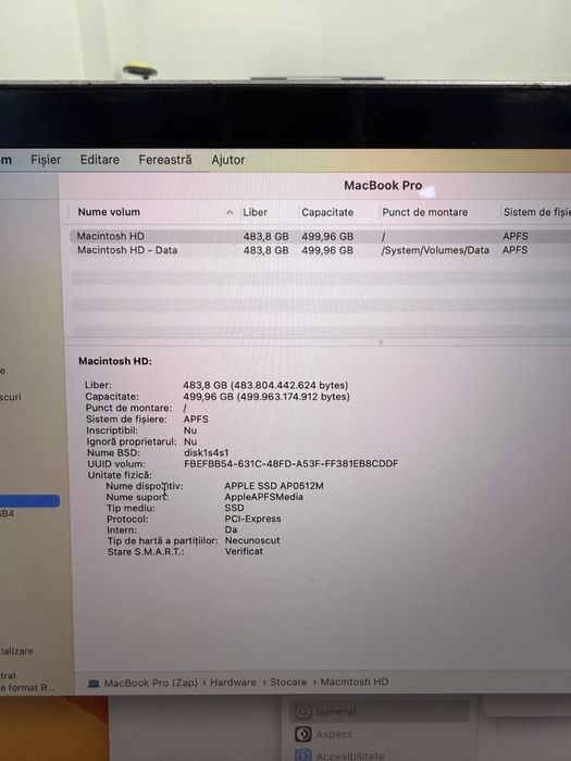 Macbook Pro 15” Touchbar 2018