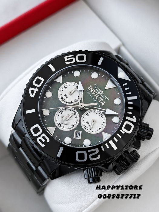 INVICTA Ocean Voyage Black 52 mm, Инвикта нов мъжки часовник