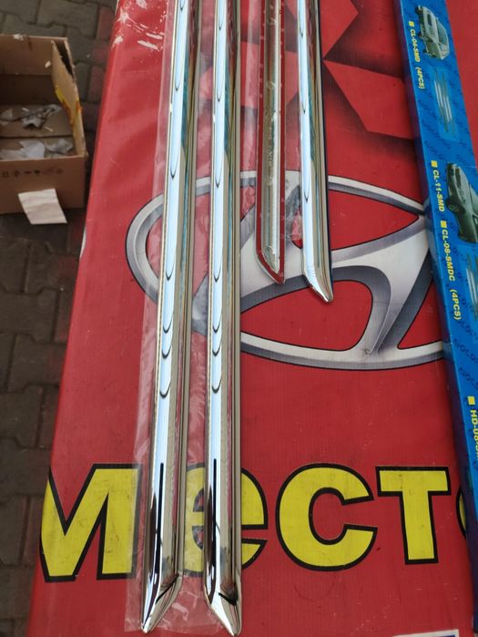 Камри 40 молдинг дверей хром