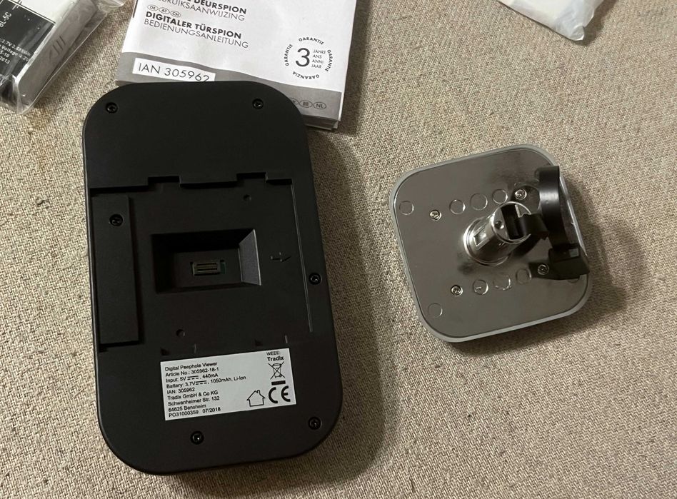 Vizor digital usa cu ecran TFT camera IR microSD nou