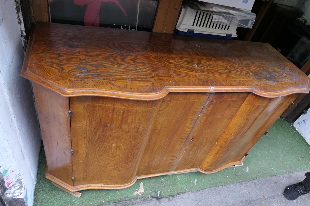Comoda Servanta Bufet Mobila Veche 2 usi rafturi sertare Vintage Retro