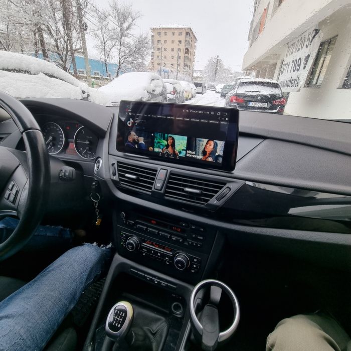 Navigatie android BMW X1 Carplay Waze YouTube GPS BT