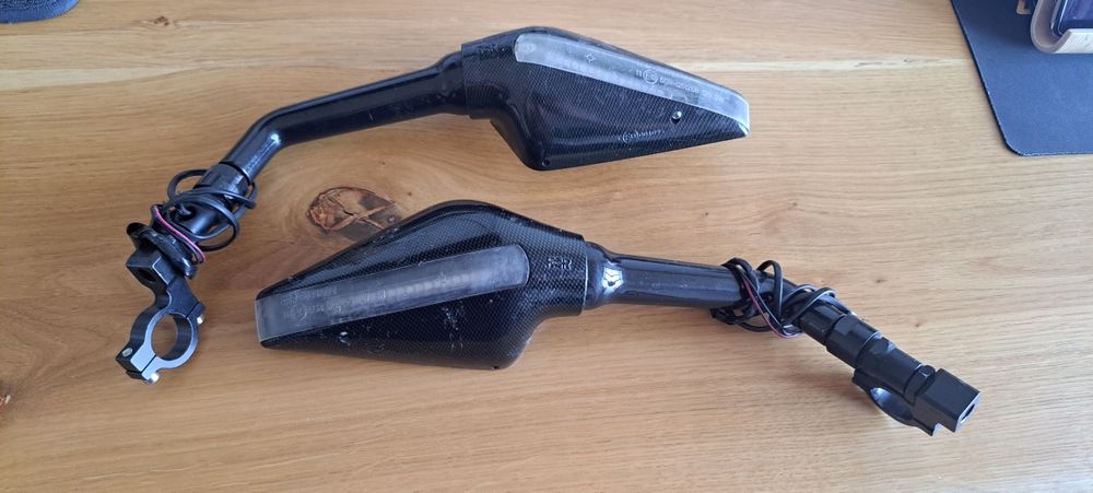 Vand oglinzi moto FAR , indicator led