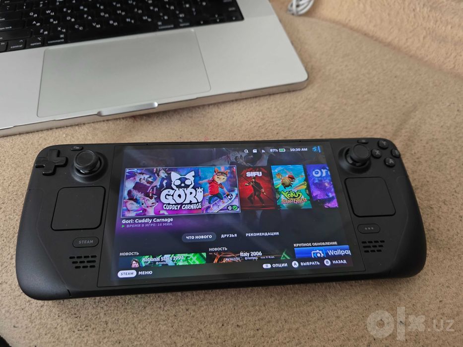 STEAM DECK OLED 512GB+512 GB samsung evo sd карта