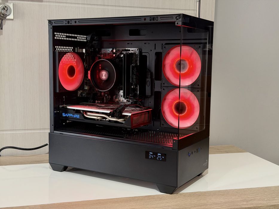 Геймърски компютър Ryzen 5 2400G,RX570, 8GB RAM