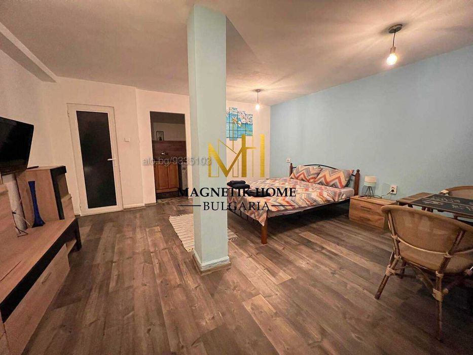 Чисто нов едностаен апартамент с отделна кухня до ”Славейкото пазарче”