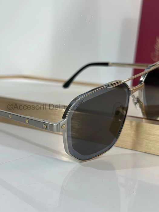 Ochelari de Soare Cartier Aviator CT0462S Full Box Santos De Cartier [Verificare Colet]