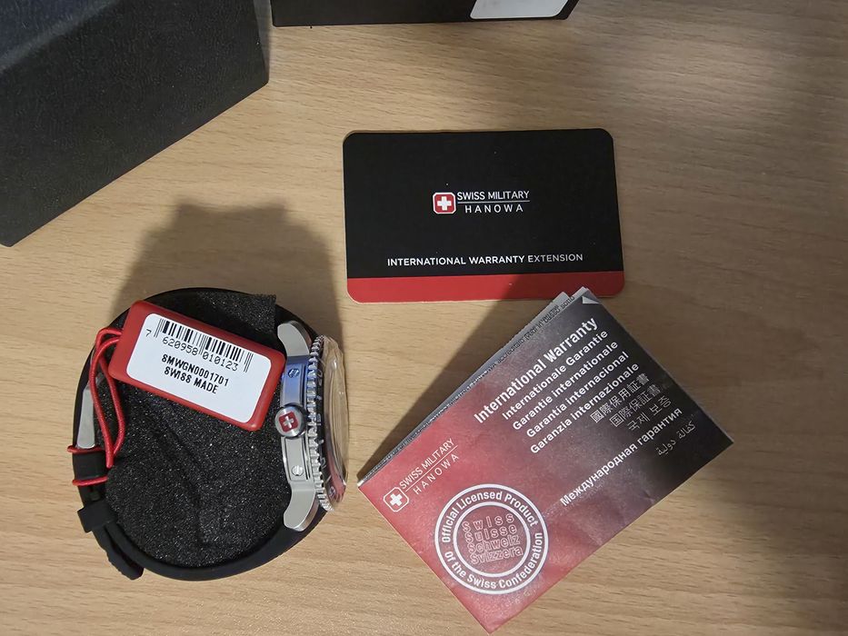 Часовник Swiss Military Black Marlin Gents' Watch