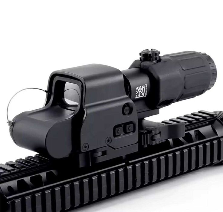 Airsoft Бързомер с магнифайър (3x) Holo 558 + G43 Tan/ Black