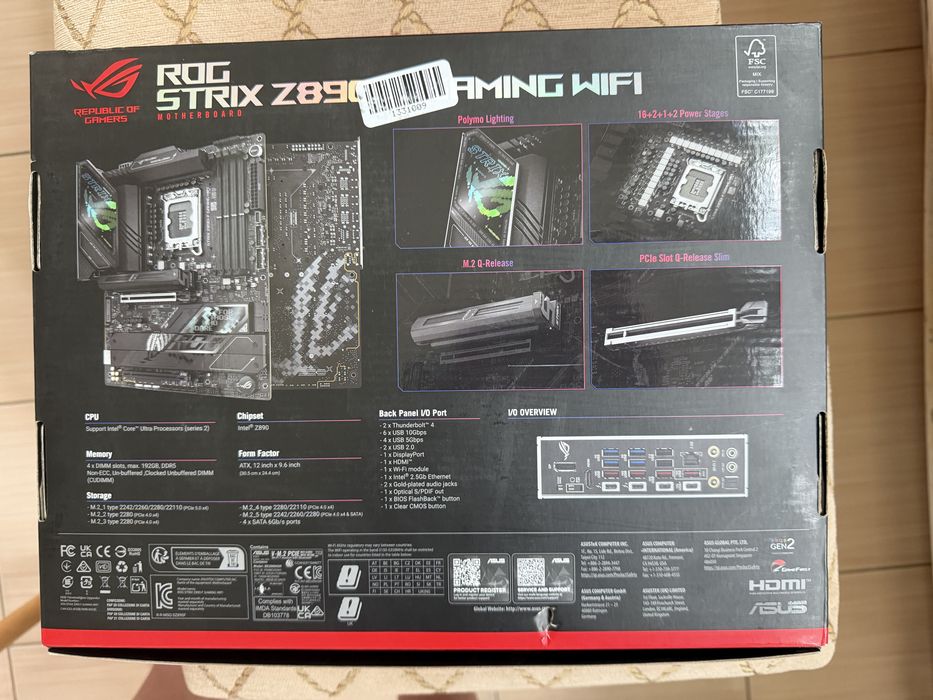 Kit Intel Ultra 7 270k Plus in garantie