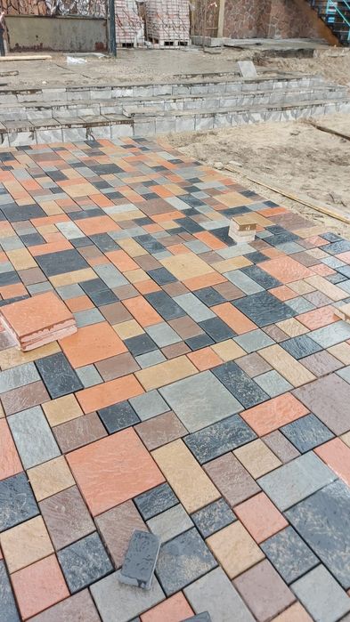 Брусчатка, укладка брусчатки