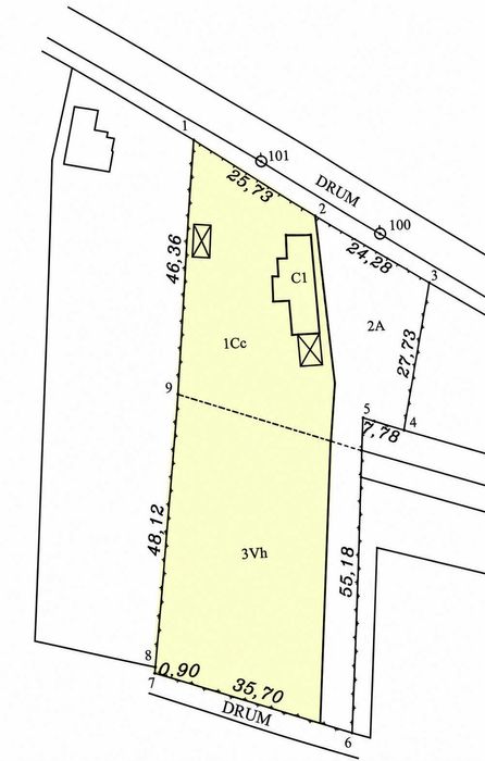 Casă + Teren 2700 mp Intravilan | Cocorăștii Colț (Satul de Sus)