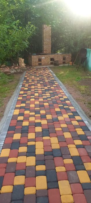 Укладка брусчатки