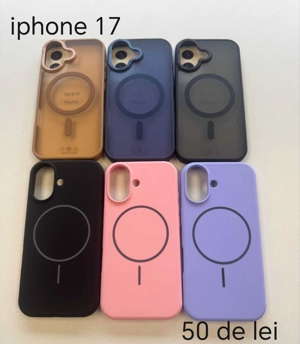 Huse, Folii, Cabluri iPhone 17 Pro Max - Montaj gratuit folie