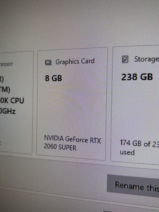 NVIDIA Geforce RTX 2060 SUPER Gainward GHOST 8GB