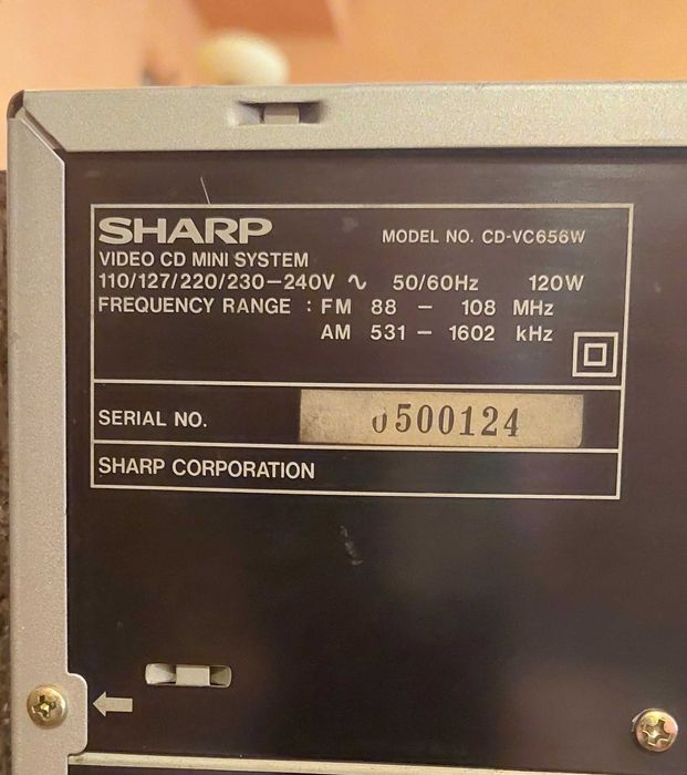 Музыкальный центр SHARP