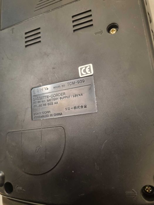 Casetofon Sony Tcm-939 Cassette Recorder
