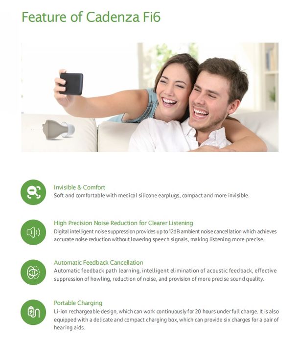 Цифровой слуховой аппарат Cadenza Fi6