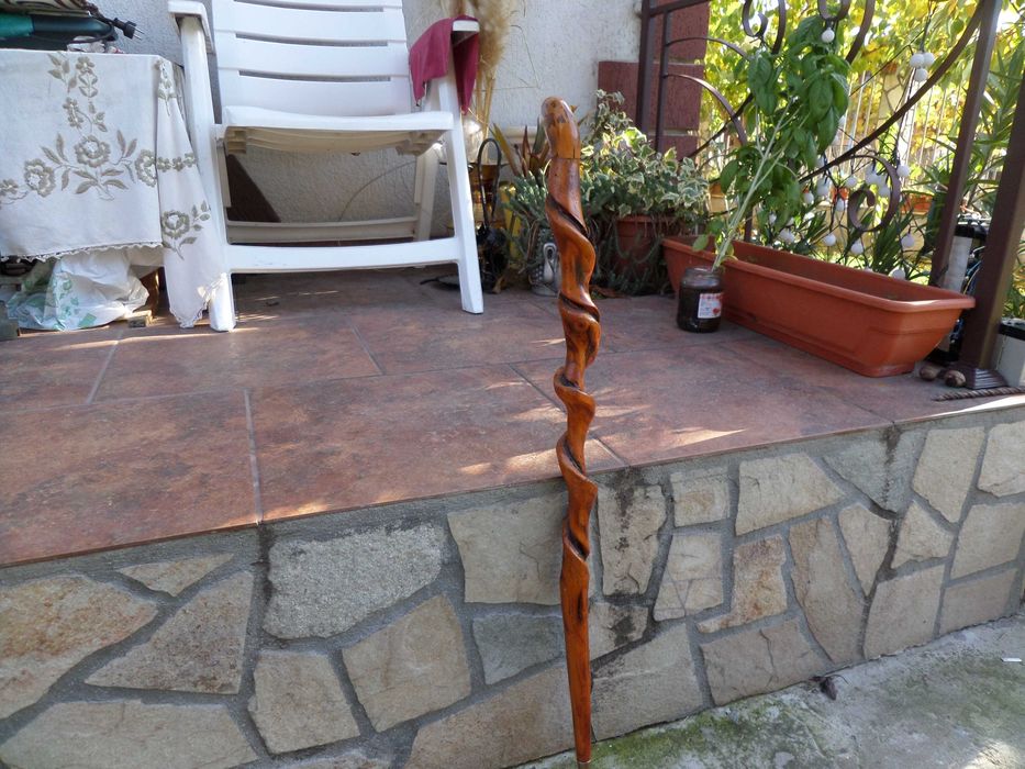 Baston toiag ciumag de vrajitor deosebit frumos rasucit usor rezistent