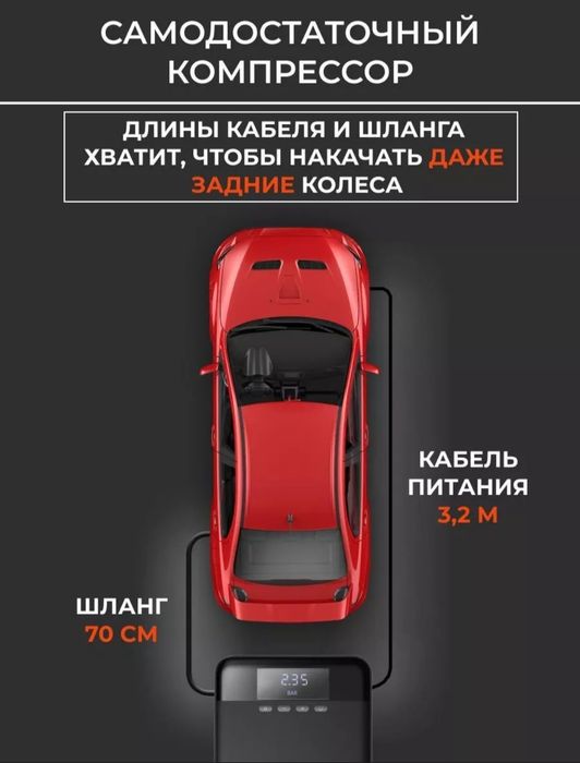 Продам автомобильный компрессор Xiaomi